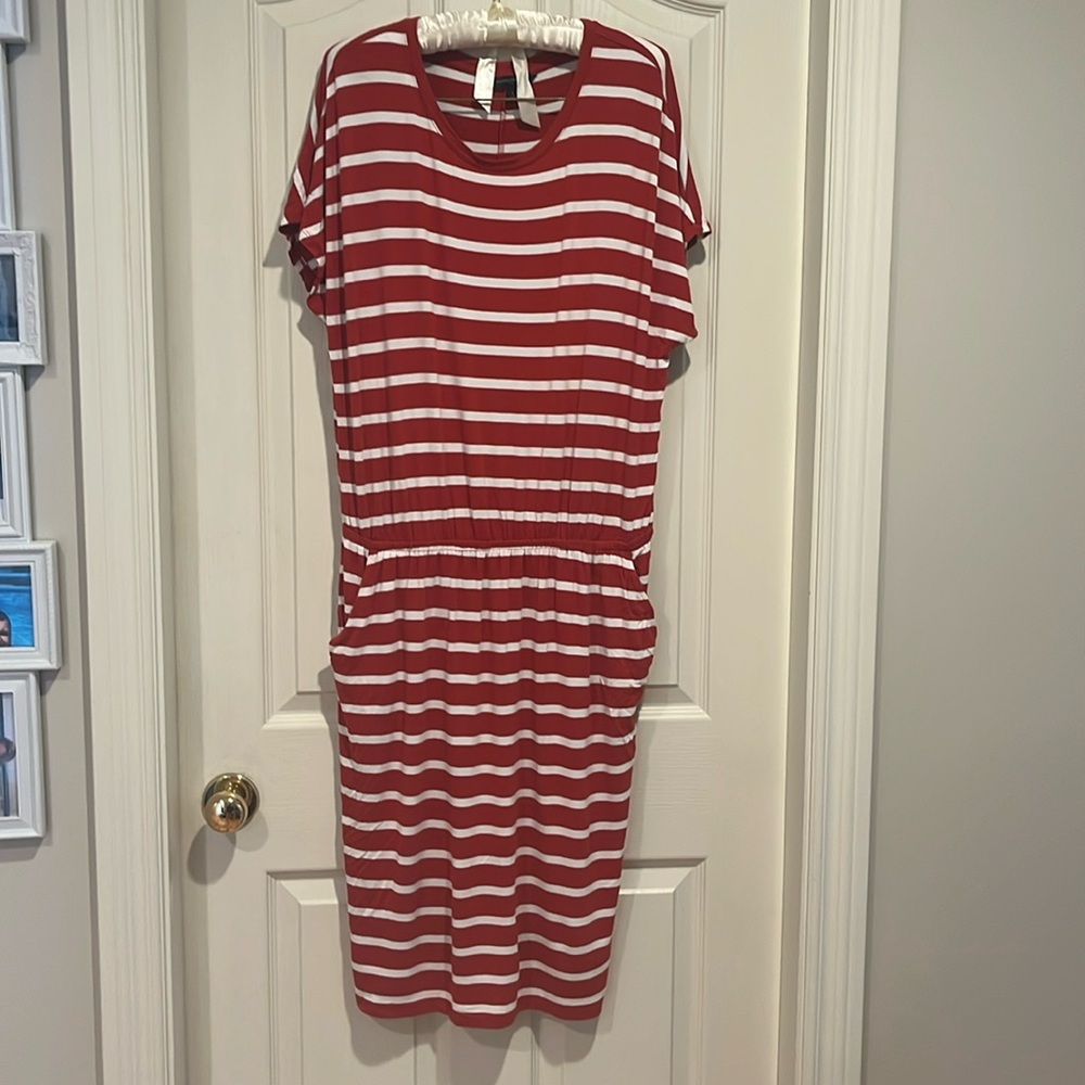 Striped Banana Republic Dress, large